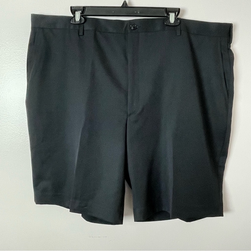 Berle NWT Dress Shorts Flat Front 44 Black